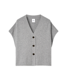 SWEATERS Mistral Cardigan in Derby Grey Nonchi