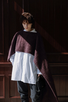 ACCESSORIES Wool Stole in Navy CT Plage