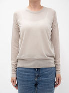 SWEATERS Long Sleeve Crewneck in Charcoal Grey CT Plage