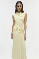 DRESSES/JUMPSUITS Acacia Midi Dress in Midnight Simkhai