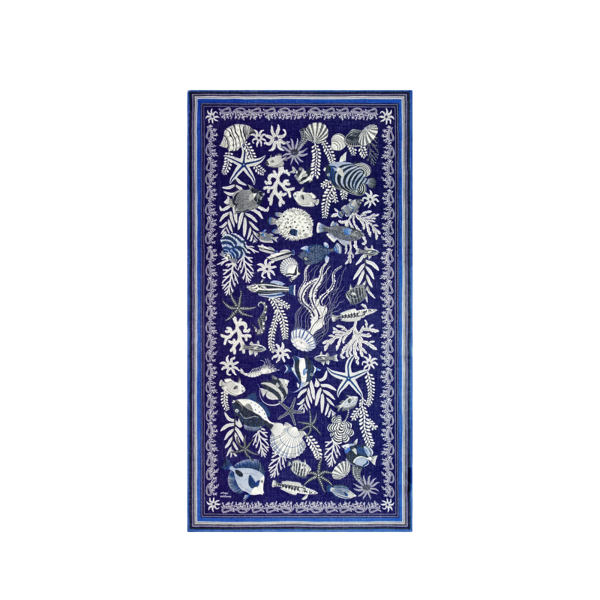 ACCESSORIES Neptune Scarf in Navy Inoui Editions