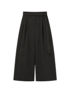 PANTS/SHORTS Reeve Culotte With Belt in Charcoal Arlo Mott