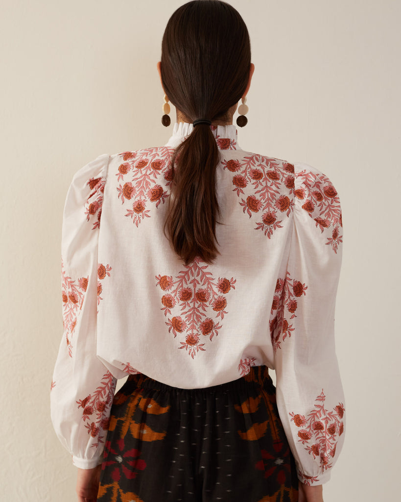 Tops Alix of Bohemia Annabel Shirt in Pink Dahlia Alix of Bohemia