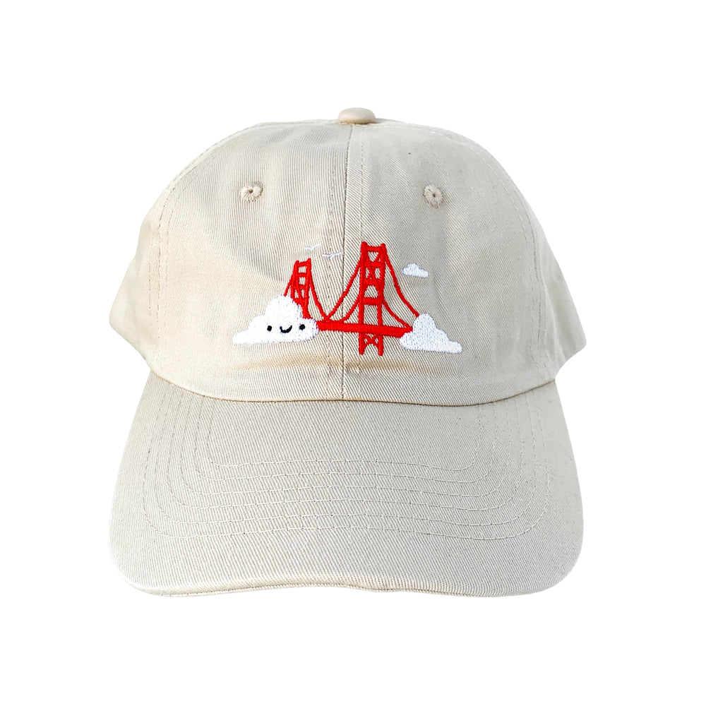HATS Golden Gate Bridge Cap in Beige Maison Chanamon