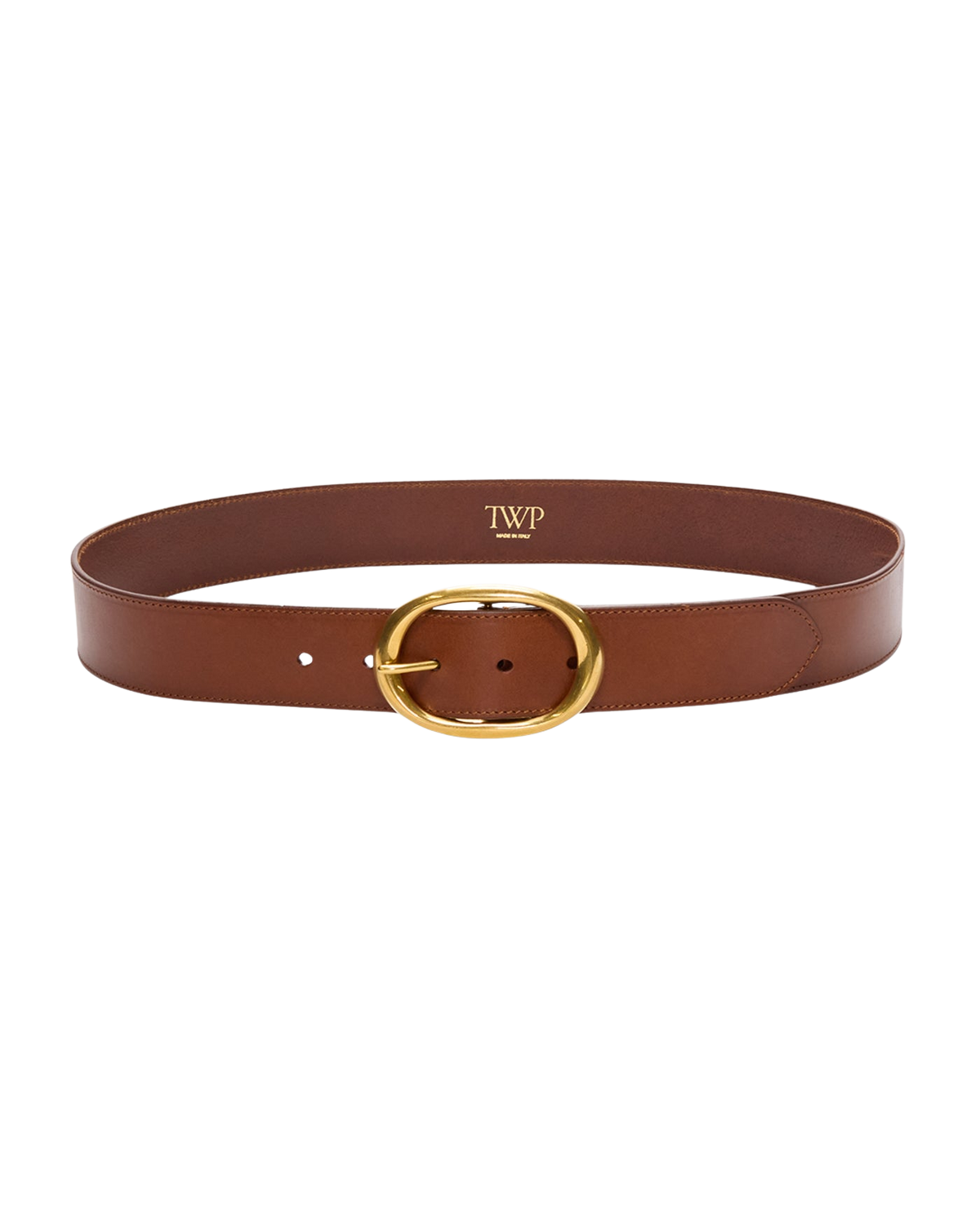 ACCESSORIES Wide Belt in Cognac TWP