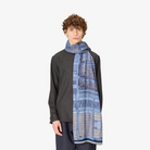 ACCESSORIES Vivienne Scarf in Blue Inoui Editions