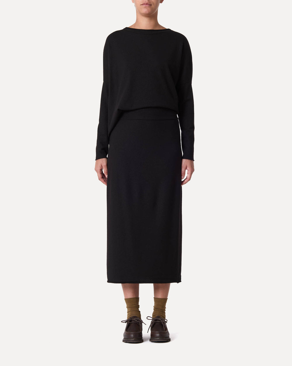 SKIRTS Gonna Penna Skirt in Black Labo Art