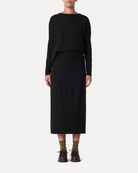 SKIRTS Gonna Penna Skirt in Black Labo Art