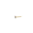 JEWELRY TS - 14K SINGLE MINI DIAMOND FLEUR STUD EARRING (SERAFINA FIRST) EF Collection