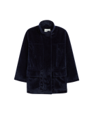 COATS/JACKET Edie Pony Parka in Navy Apparis