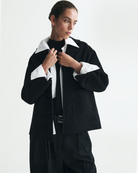 SWEATERS The Viki Short Coat in Black Nonchi