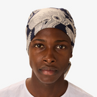 ACCESSORIES Octopus Square Scarf in Navy Inoui Editions