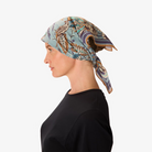 ACCESSORIES Pagode Square Scarf in Denim Inoui Editions