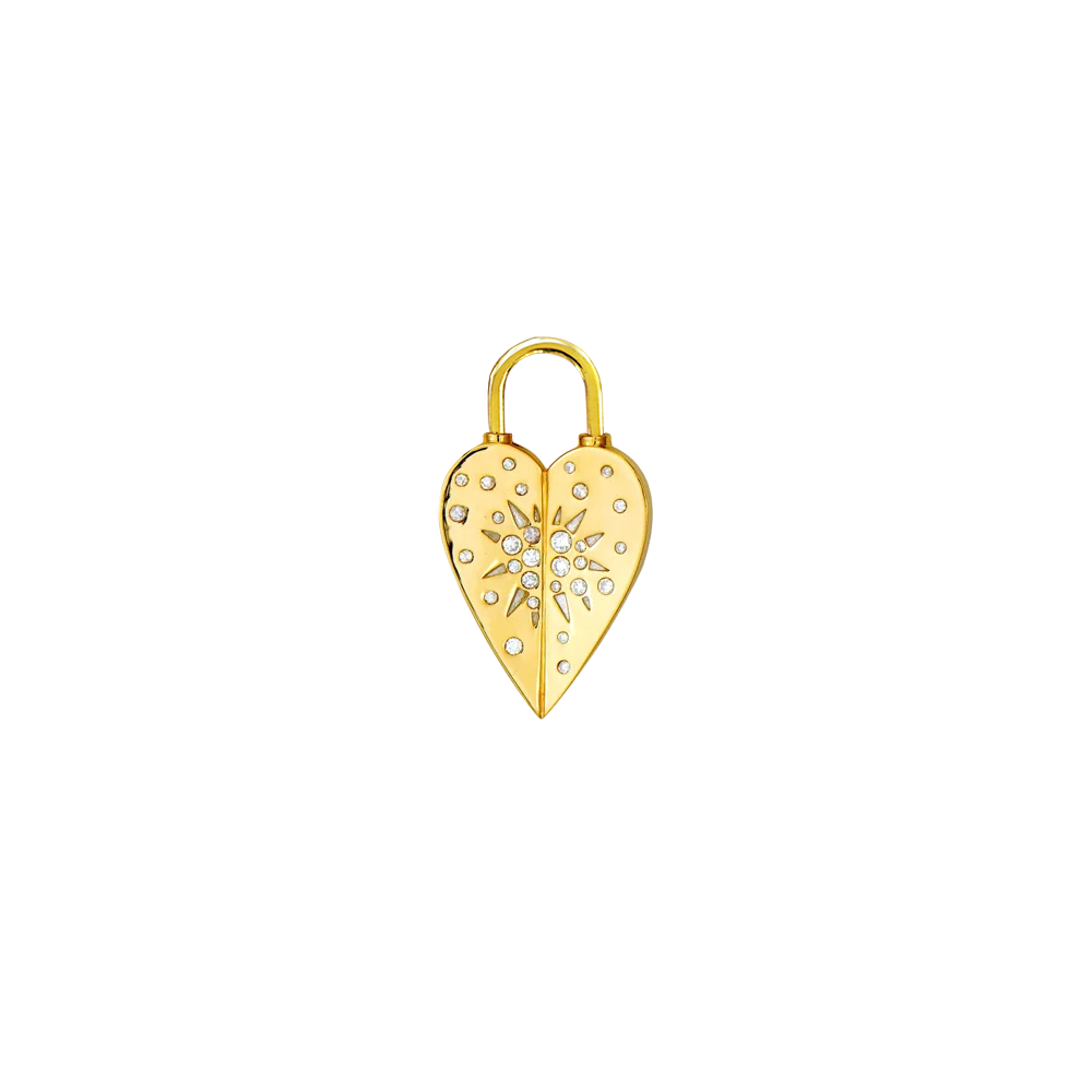 JEWELRY LOVE EXPLOSION DIAMOND HEART PENDANT Three Stories Jewelry