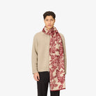 ACCESSORIES Arboris Scarf in Burgundy Inoui Editions