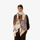 ACCESSORIES Cotton Toutou Scarf in White Inoui Editions