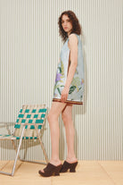 DRESSES/JUMPSUITS Alfie Mini Dress in Ice Blue Alemais