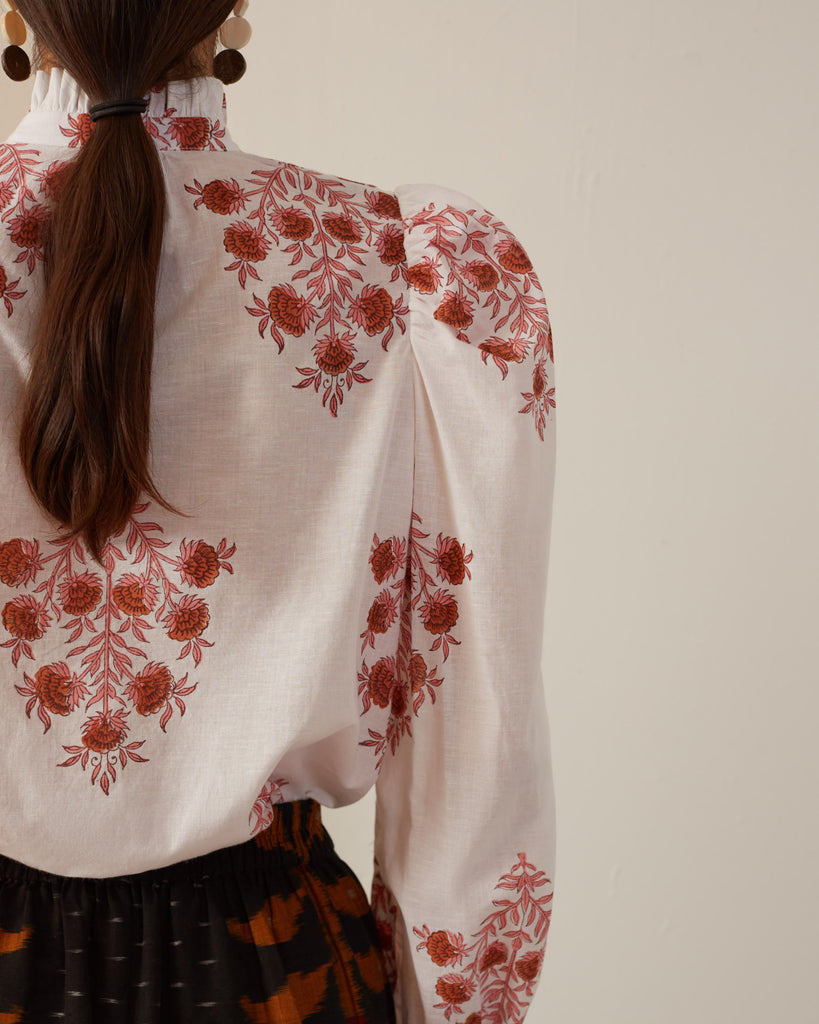 Tops Alix of Bohemia Annabel Shirt in Pink Dahlia Alix of Bohemia