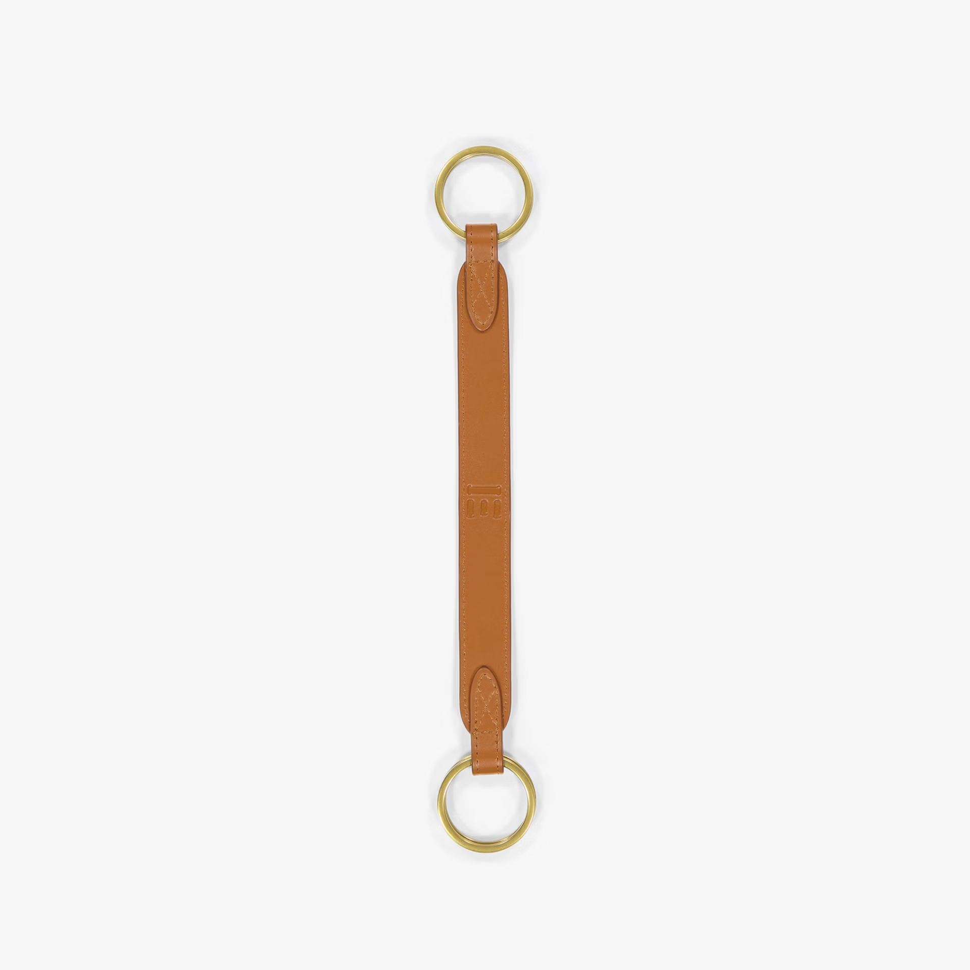 ACCESSORIES Leather Belt Handle in Brown Inoui Editions