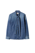 BLOUSES/SHIRTS/TOPS Suzette Denim Shirt in Classic Wash Nili Lotan