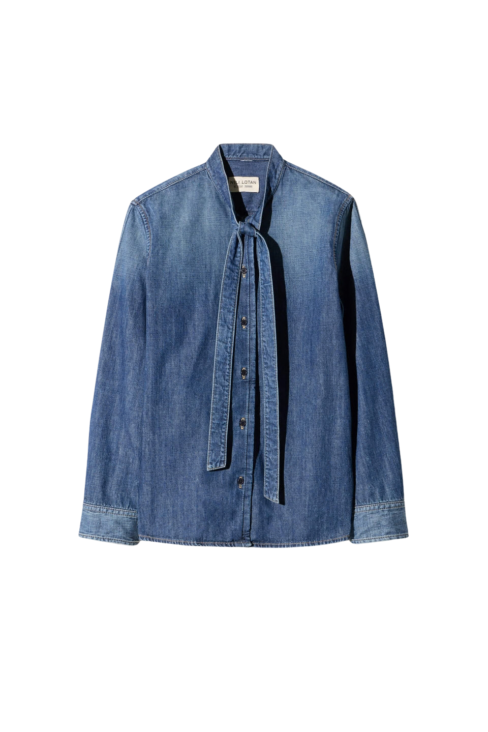 BLOUSES/SHIRTS/TOPS Suzette Denim Shirt in Classic Wash Nili Lotan