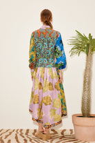 DRESSES/JUMPSUITS Arnie Spliced Shirtdress in Multi Alemais