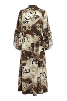 DRESSES/JUMPSUITS Otis Shirtdress in Chocolate Alemais