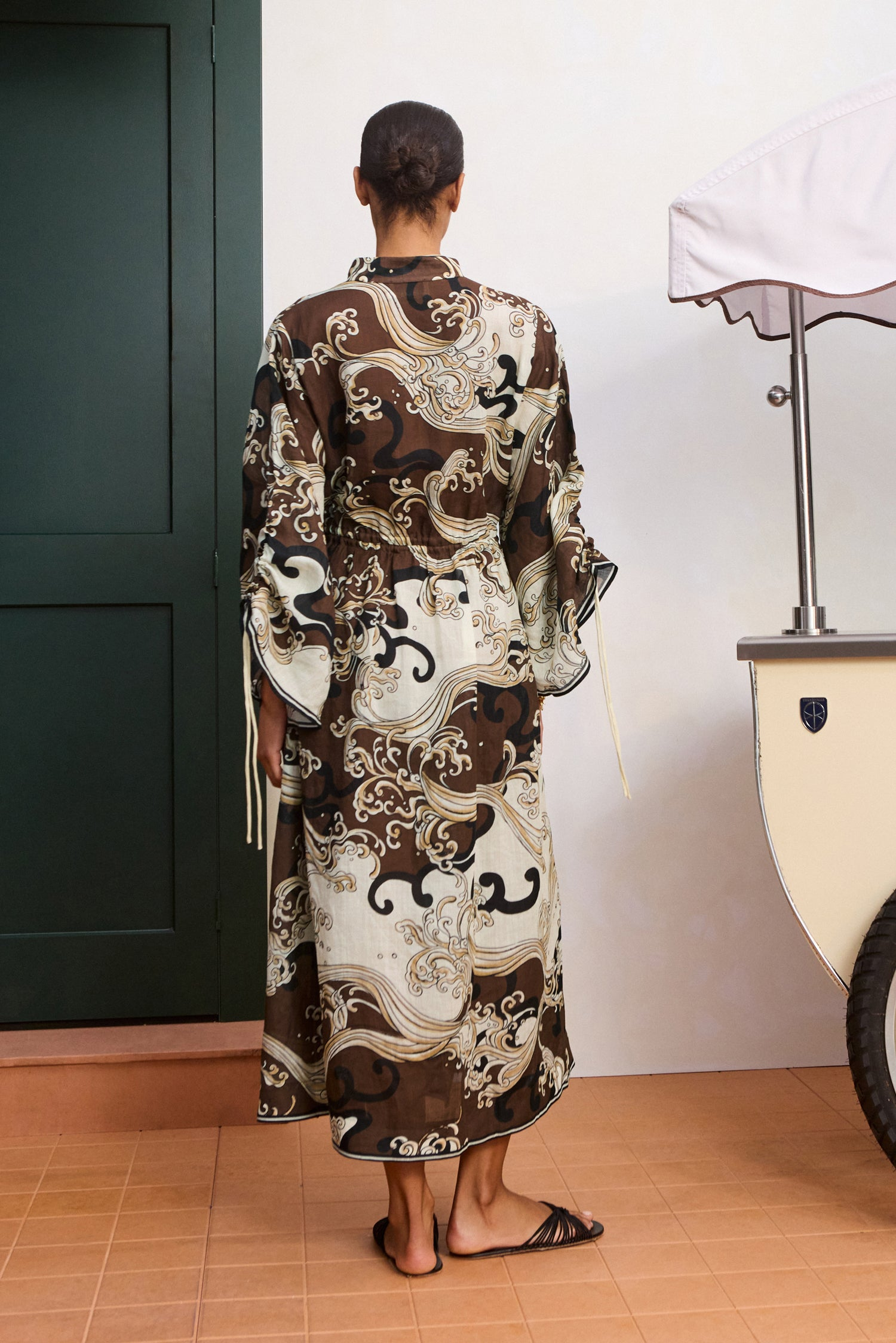 DRESSES/JUMPSUITS Otis Shirtdress in Chocolate Alemais