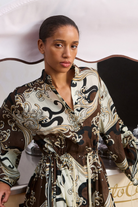 DRESSES/JUMPSUITS Otis Shirtdress in Chocolate Alemais