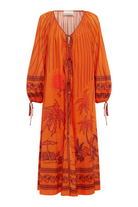 DRESSES/JUMPSUITS Boathouse Shirtdress in Orange Alemais