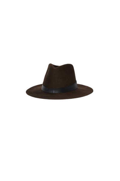 RALEIGH FEDORA HAT 美品 Raleigh Wool Hat in Dark Brown – Serafina
