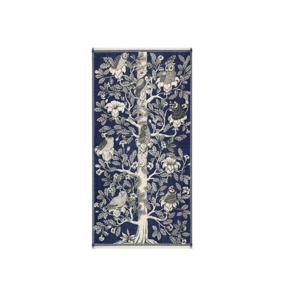 ACCESSORIES Archimede Scarf in Navy Inoui Editions