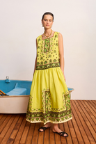 DRESSES/JUMPSUITS Bridgette Midi Dress in Citrus Alemais