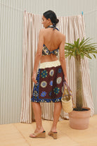 ACCESSORIES Jasper Silk Scarf in Chocolate Alemais