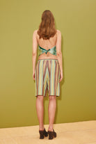 ACCESSORIES Sara Silk Scarf in Green Alemais