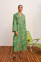 DRESSES/JUMPSUITS Fish Sticks Shirtdress in Green Alemais