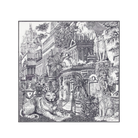 ACCESSORIES Piranesi Square Scarf in Black Inoui Editions