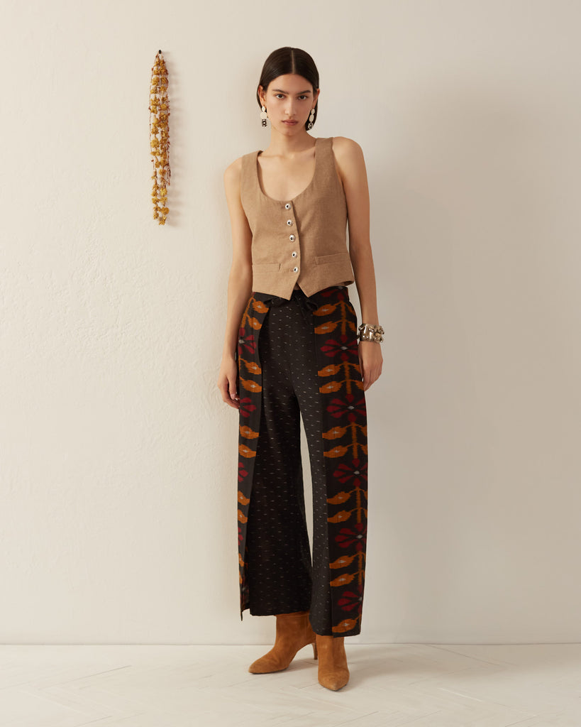 Pants Alix of Bohemia Bonnie Wrap Pant in Black Ink Alix of Bohemia