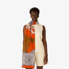 ACCESSORIES Cotton Toutou Scarf in Orange Inoui Editions