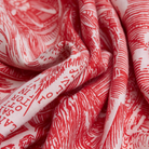 ACCESSORIES Piranesi Square Scarf in Red Inoui Editions