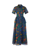 DRESSES/JUMPSUITS Boogie Woogie Bugle Boy Dress in Dark Floral Rosie Assoulin
