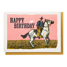 BOOKS/STATIONERY Pink Cowboy Birthday - Greeting Card Archivist Gallery