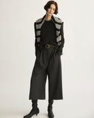 PANTS/SHORTS Reeve Culotte With Belt in Charcoal Arlo Mott