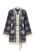 DRESSES/JUMPSUITS Banderra Mini Dress in Ink Alemais