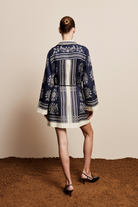 DRESSES/JUMPSUITS Banderra Mini Dress in Ink Alemais