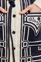 DRESSES/JUMPSUITS Banderra Mini Dress in Ink Alemais