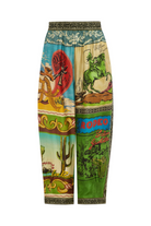 PANTS/SHORTS Ace Tapered Silk Pant in Multi Alemais