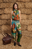 PANTS/SHORTS Ace Tapered Silk Pant in Multi Alemais