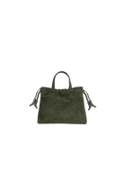 HANDBAGS Mini Asisi Tote in Olive Suede Lemiz