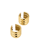 FASHION JEWELRY Ridged Positano Ear Cuff Set Luv Aj